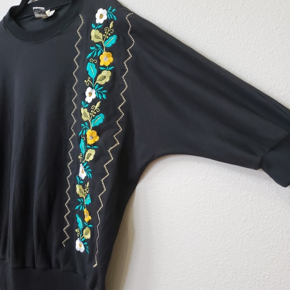 Vintage, 70s, Cyn Les by Shirlee Designs Embroidered Pullover - Picture 3 of 6
